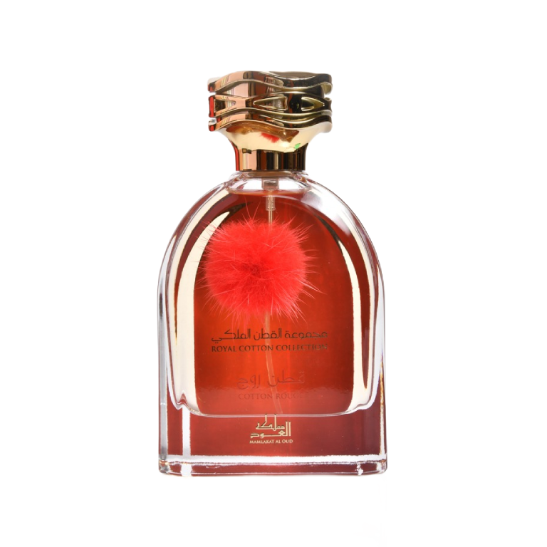 Cotton-Rouge-Mamlakat-Al-Oud-Parfum-au-Maroc.webp Lattafa Cotton Rouge Royal Cotton Collection EDP – Image 1